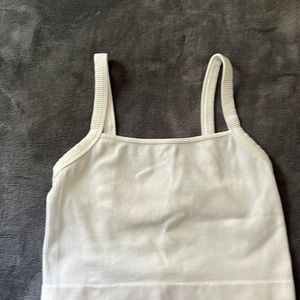 White crop top